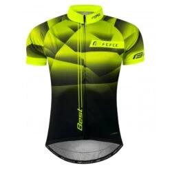 Maglia Ciclismo FORCE BEST Fluo Nero