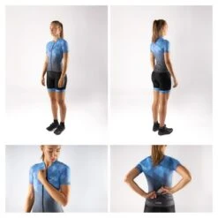 Maglia Ciclismo FORCE Donna GEM Blu 10 Maglia Ciclismo FORCE Donna GEM Blu -Vendite Santini maglia ciclismo force donna gem blu 3