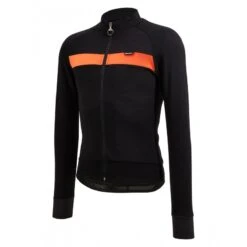 Maglia Ciclismo Invernale SANTINI Maniche Lunghe ADAPT WOOL Arancio -Vendite Santini maglia ciclismo invernale santini maniche lunghe adapt wool arancio 2