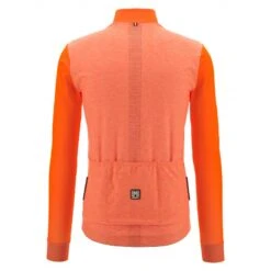 Maglia Ciclismo Invernale SANTINI Maniche Lunghe COLORE PURO Arancio -Vendite Santini maglia ciclismo invernale santini maniche lunghe colore puro arancio 1