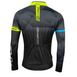 Maglia Ciclismo Maniche Lunghe FORCE BEST Nero Fluo 7 Maglia Ciclismo Maniche Lunghe FORCE BEST Nero Fluo -Vendite Santini maglia ciclismo maniche lunghe force best nero fluo 1