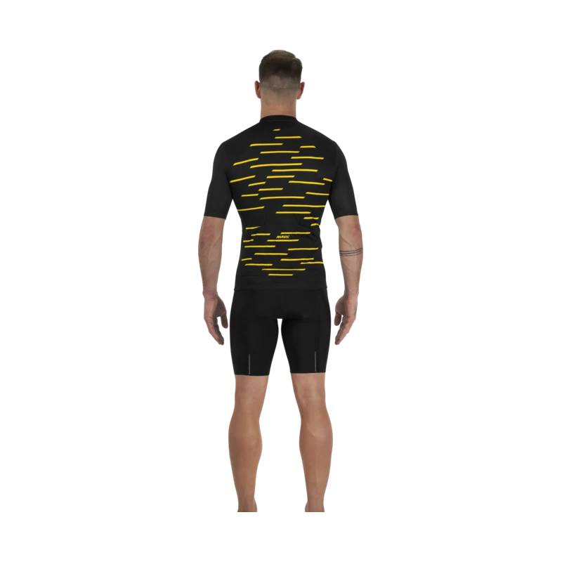 Maglia Ciclismo MAVIC Cosmic BLACK YELLOW MAVIC 4 Maglia Ciclismo MAVIC Cosmic BLACK YELLOW MAVIC - immagine 2