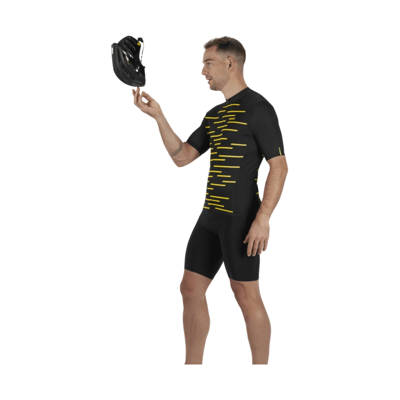 Maglia Ciclismo MAVIC Cosmic BLACK YELLOW MAVIC 6 Maglia Ciclismo MAVIC Cosmic BLACK YELLOW MAVIC - immagine 4