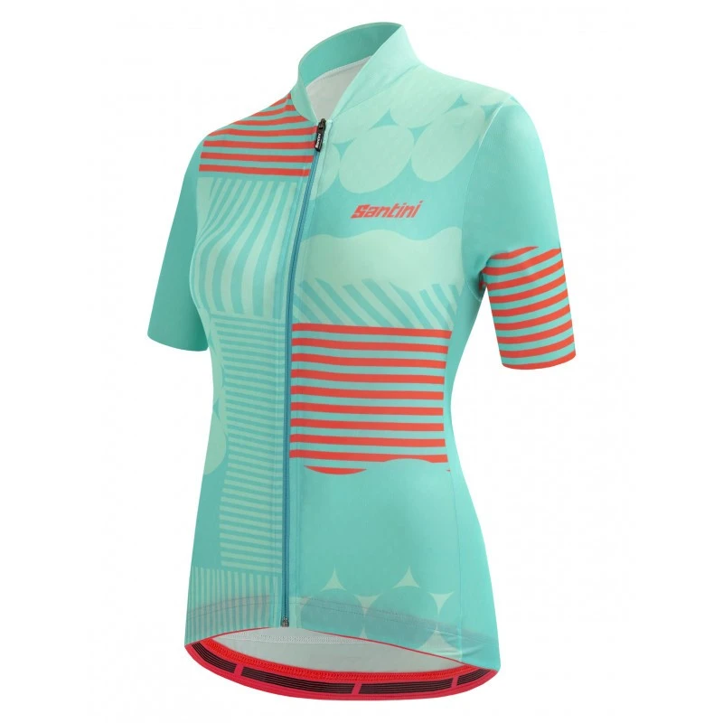 Maglia Ciclismo SANTINI GIADA OPTIC Donna AC 4 Maglia Ciclismo SANTINI GIADA OPTIC Donna AC - immagine 2