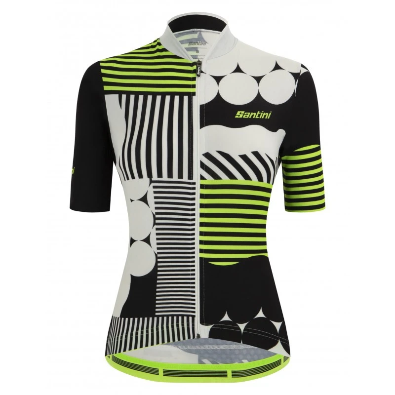 Maglia Ciclismo SANTINI GIADA OPTIC Donna BI 5 Maglia Ciclismo SANTINI GIADA OPTIC Donna BI - immagine 3