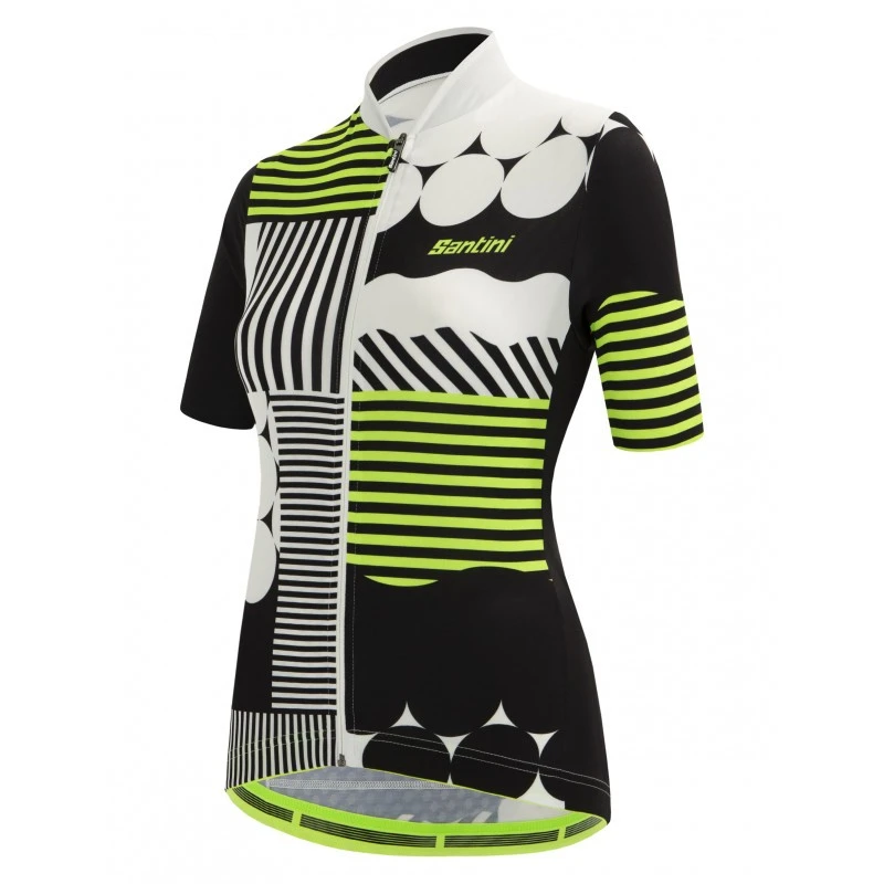 Maglia Ciclismo SANTINI GIADA OPTIC Donna BI 3 Maglia Ciclismo SANTINI GIADA OPTIC Donna BI
