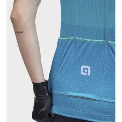 Maglia Ciclismo Senza Maniche Donna ALE' SOLID LEVEL Turchese -Vendite Santini maglia ciclismo senza maniche donna ale solid level turchese 2