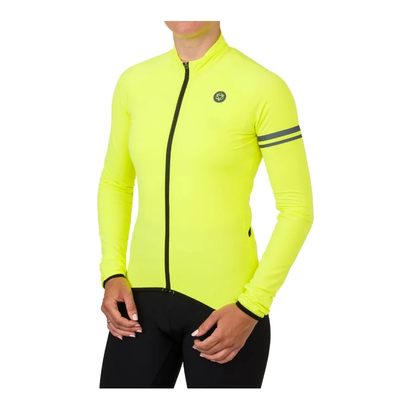 Maglia Donna AGU THERMO ESSENTIAL Invernale Gialla Fluo 9 Maglia Donna AGU THERMO ESSENTIAL Invernale Gialla Fluo - immagine 7