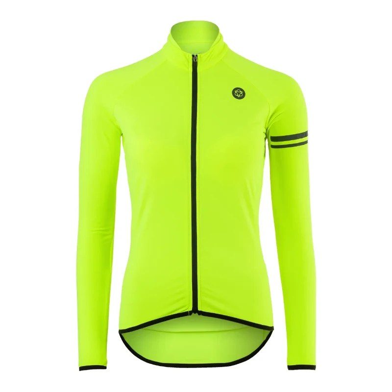 Maglia Donna AGU THERMO ESSENTIAL Invernale Gialla Fluo 3 Maglia Donna AGU THERMO ESSENTIAL Invernale Gialla Fluo