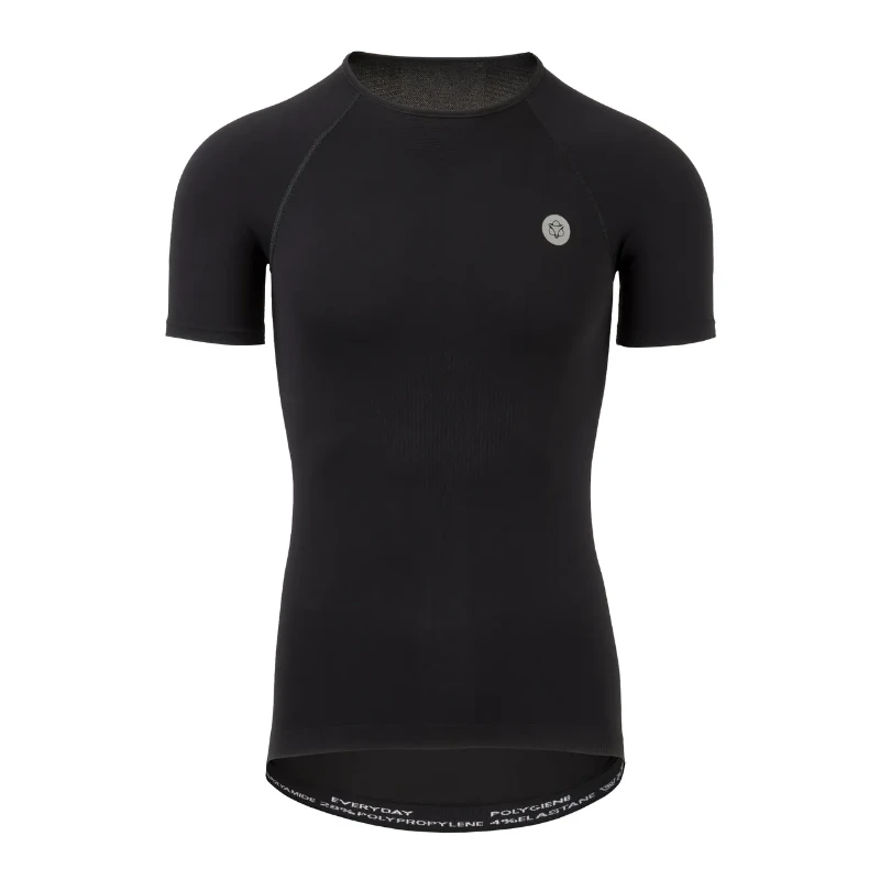 Maglia Intimo AGU Manica Corta Nera Unisex 3 Maglia Intimo AGU Manica Corta Nera Unisex