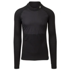 Maglia Intimo Lana AGU WINTER Antivento WIND BREAKER Manica Lunga Nera Unisex