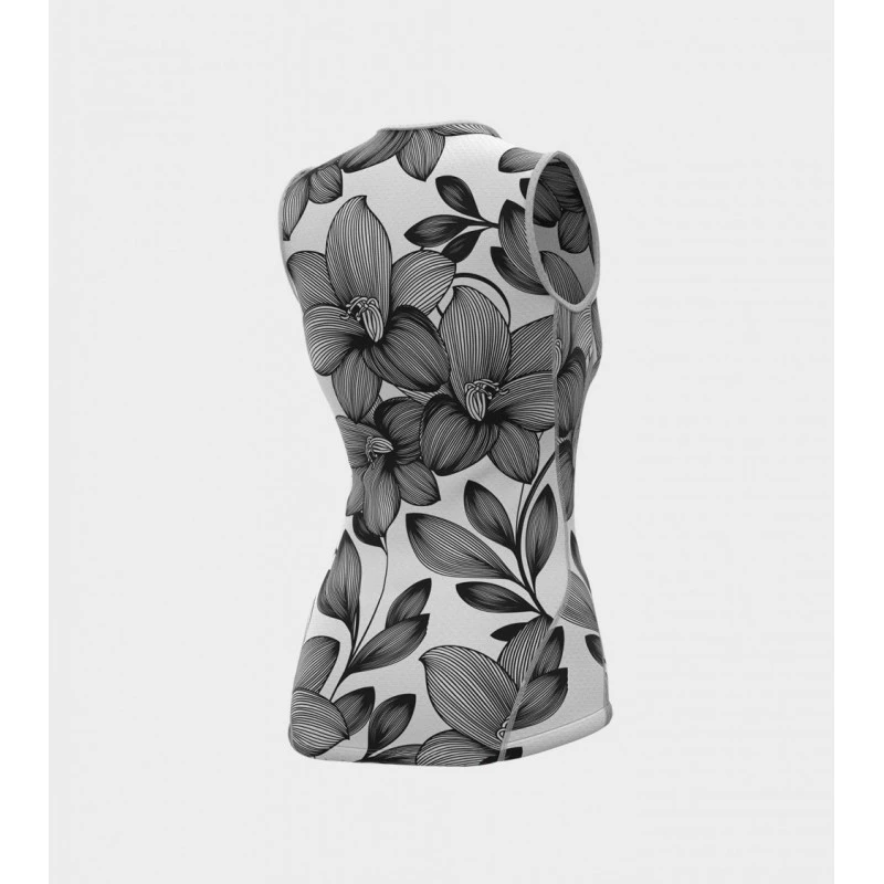 Maglia Intimo Senza Maniche Donna ALE' INTIMO GARDEN Bianco 4 Maglia Intimo Senza Maniche Donna ALE' INTIMO GARDEN Bianco - immagine 2