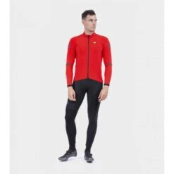 Maglia Invernale Ciclismo ALE' Manica Corta KLIMATIK K-TOUR Rosso 2022 -Vendite Santini maglia invernale ciclismo ale manica corta klimatik k tour rosso 2022 2