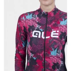 Maglia Invernale Donna ALE' PR-R AMAZZONIA Nero-fragola 2022 -Vendite Santini maglia invernale donna ale pr r amazzonia nero fragola 2022 5