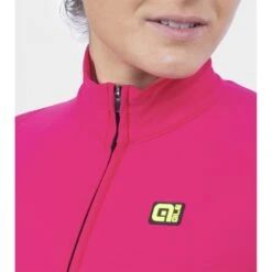 Maglia Invernale Donna ALE' R-EV1 WARM RACE Fragola 2022 -Vendite Santini maglia invernale donna ale r ev1 warm race fragola 2022 4
