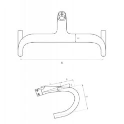 Manubrio Monoscocca Carbon WILIER FILANTE SLR DISC 13 Manubrio Monoscocca Carbon WILIER FILANTE SLR DISC -Vendite Santini manubrio monoscocca carbon wilier filante slr disc 5