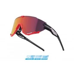 Occhiali Per Bici Ciclismo FORCE CREED Black-red 9 Occhiali Per Bici Ciclismo FORCE CREED Black-red -Vendite Santini occhiali per bici ciclismo force creed black red 1