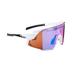 Occhiali Per Bici Ciclismo FORCE GRIP Bianco Lente AUREA PINK -Vendite Santini occhiali per bici ciclismo force grip bianco lente aurea pink 2