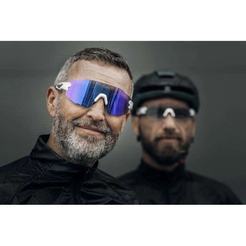 Occhiali Per Bici Ciclismo FORCE MANTRA Bianco Viola 6 Occhiali Per Bici Ciclismo FORCE MANTRA Bianco Viola - immagine 4
