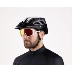 Occhiali Per Bici Ciclismo FORCE OMBRO PLUS Bianco Rosso -Vendite Santini occhiali per bici ciclismo force ombro plus bianco rosso 3
