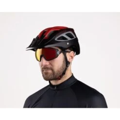 Occhiali Per Bici Ciclismo FORCE OMBRO PLUS Nero Rosso -Vendite Santini occhiali per bici ciclismo force ombro plus nero rosso 4