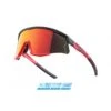 Occhiali Per Bici Ciclismo FORCE SONIC Black-red -Vendite Santini occhiali per bici ciclismo force sonic black red