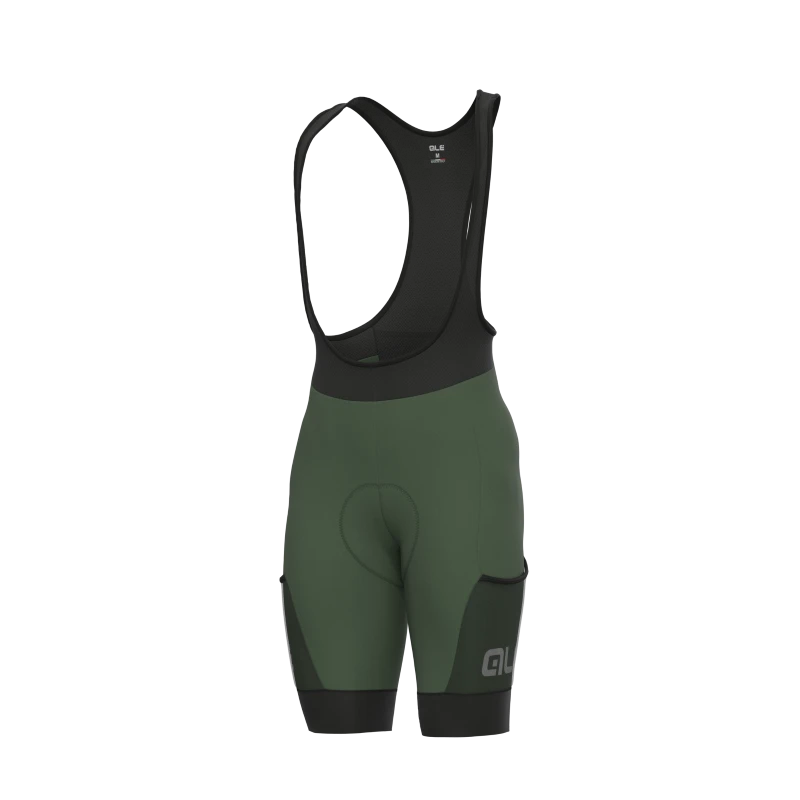 Pantaloncini Ciclismo ALE' OFF ROAD - GRAVEL STONES CARGO Verde 3 Pantaloncini Ciclismo ALE' OFF ROAD - GRAVEL STONES CARGO Verde