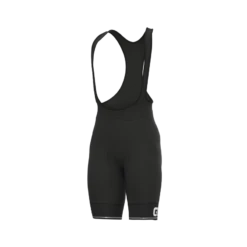 Pantaloncini Ciclismo ALE' SOLID CORSA Nero-bianco