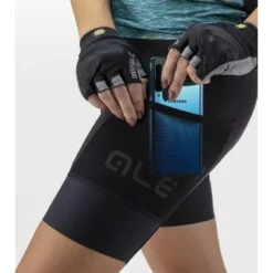 Pantaloncini Ciclismo Donna ALE' OFF ROAD - GRAVEL STONES CARGO Nero -Vendite Santini pantaloncini ciclismo donna ale off road gravel stones cargo nero 1