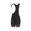 Pantaloncini Ciclismo Donna ALE' PR-S MASTER 2.0 Nero-rosa Fluo