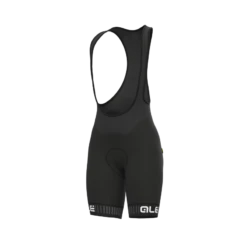 Pantaloncini Ciclismo Donna ALE' SOLID TRAGUARDO Nero-bianco