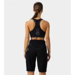 Pantaloncini Ciclismo Donna Senza Bretelle ALE' OFF ROAD - GRAVEL SIERRA Nero -Vendite Santini pantaloncini ciclismo donna senza bretelle ale off road gravel sierra nero 2