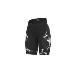 Pantaloncini Ciclismo Donna Senza Bretelle ALE' PR-R AMAZZONIA NERO