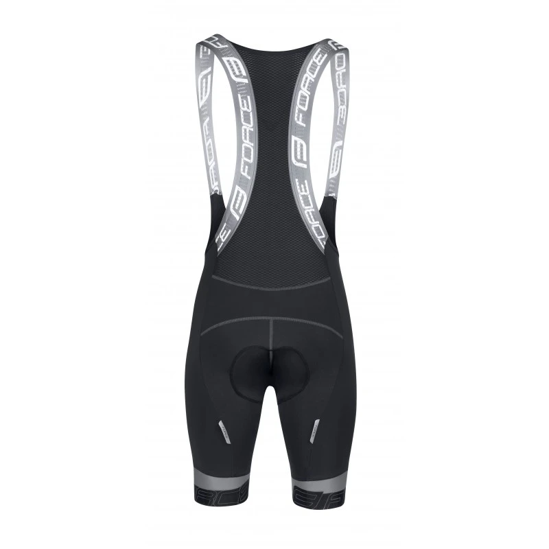 Pantaloncini Ciclismo Fondello In Gel FORCE FAME Nero 4 Pantaloncini Ciclismo Fondello In Gel FORCE FAME Nero - immagine 2