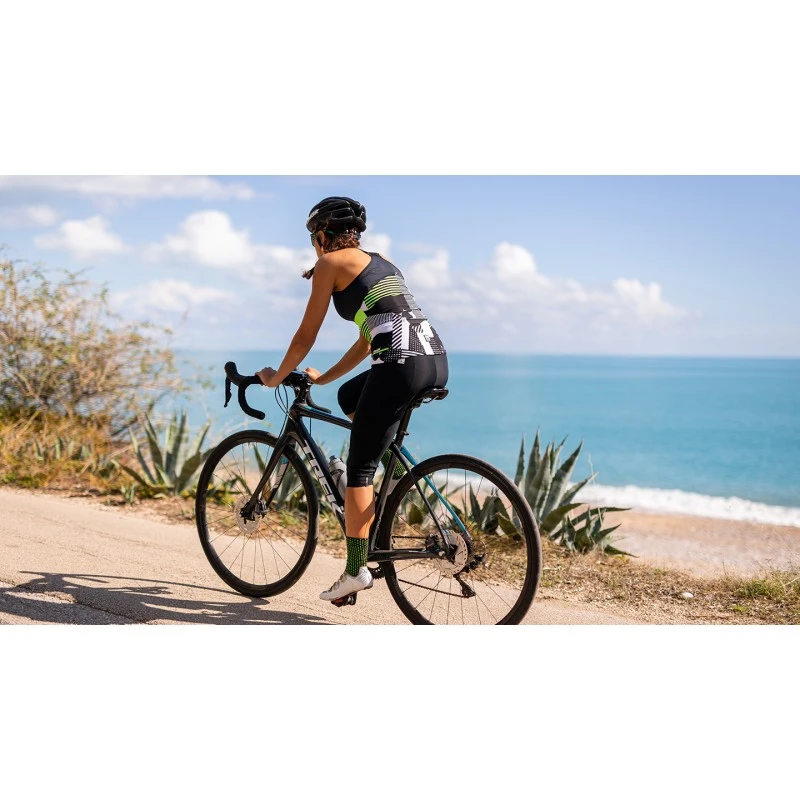 Santini Pantaloncini Ciclismo SANTIN ALBA 3/4 TIGHTS Donna NE 7 Santini Pantaloncini Ciclismo SANTIN ALBA 3/4 TIGHTS Donna NE - immagine 5