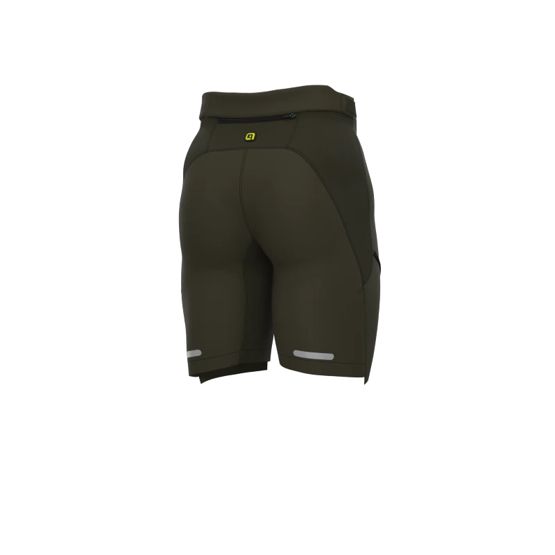 Pantaloncini Ciclismo Senza Bretelle ALE' OFF ROAD - GRAVEL OVERLAND Oliva 4 Pantaloncini Ciclismo Senza Bretelle ALE' OFF ROAD - GRAVEL OVERLAND Oliva - immagine 2