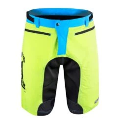 Pantaloncini MTB FORCE 11 W Con Fondello In Gel FLUO