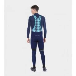 Pantalone Invernale Ciclismo ALE' Idrorepellente KLIMATIK K-ATMO 2.0 Blu Marino 2022 -Vendite Santini pantalone invernale ciclismo ale idrorepellente klimatik k atmo 20 blu marino 2022 3