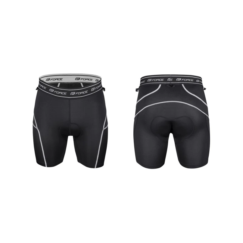 Pantaloni MTB FORCE F BLADE Con Fondello Gel Nero 5 Pantaloni MTB FORCE F BLADE Con Fondello Gel Nero - immagine 3