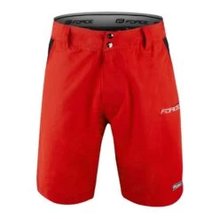 Pantaloni MTB FORCE F BLADE Con Fondello Gel ROSSO