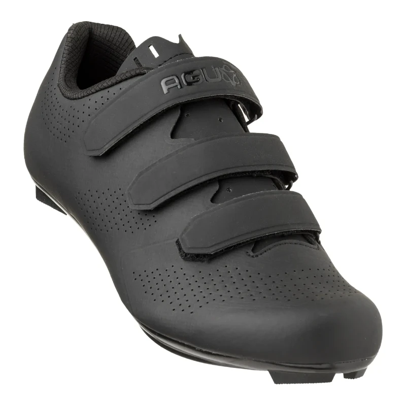 Scarpe Per Bici Da Corsa AGU R410 3 Strap Nere 4 Scarpe Per Bici Da Corsa AGU R410 3 Strap Nere - immagine 2