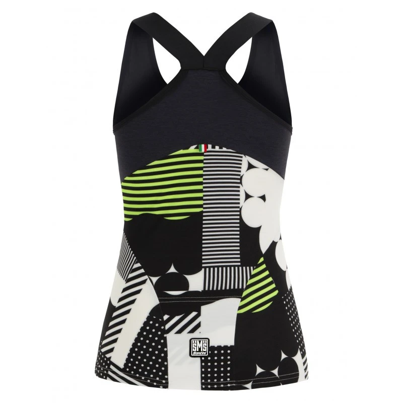 Top SANTINI SCIA OPTIC TANK TOP Donna BI 4 Top SANTINI SCIA OPTIC TANK TOP Donna BI - immagine 2